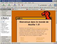 voir la capture d'écran de mozilla 1.0 en français sur windows