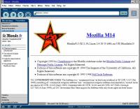 voir la capture d'écran de mozilla m14 en français sur linux