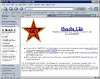voir la capture d'écran de mozilla 1.2b sur windows