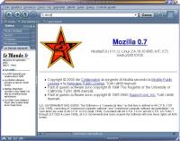 voir la capture d'écran de mozilla 0.7 en italien