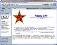 voir la capture d'écran de mozilla 0.9.6