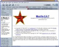 voir la capture d'écran de mozilla 0.9.7