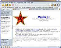 voir la capture d'écran de mozilla 1.1 en français