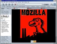 voir la capture d'écran de mozilla 1.2b sur linux